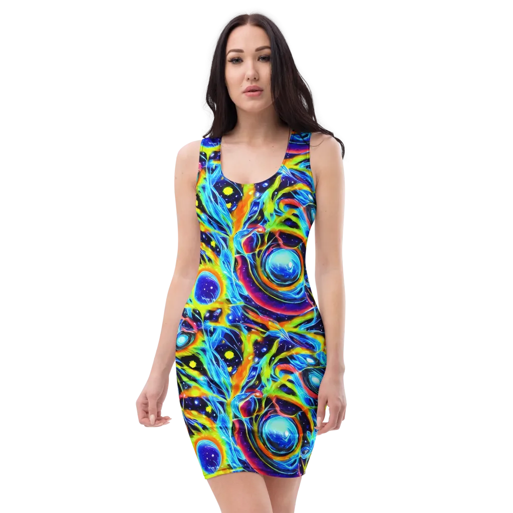 Prism Eclipse on Bodycon Dress — Front