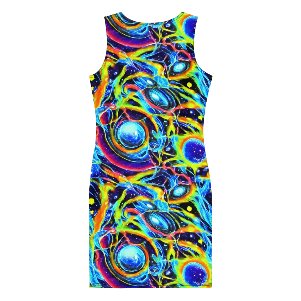 Prism Eclipse on Bodycon Dress — Back