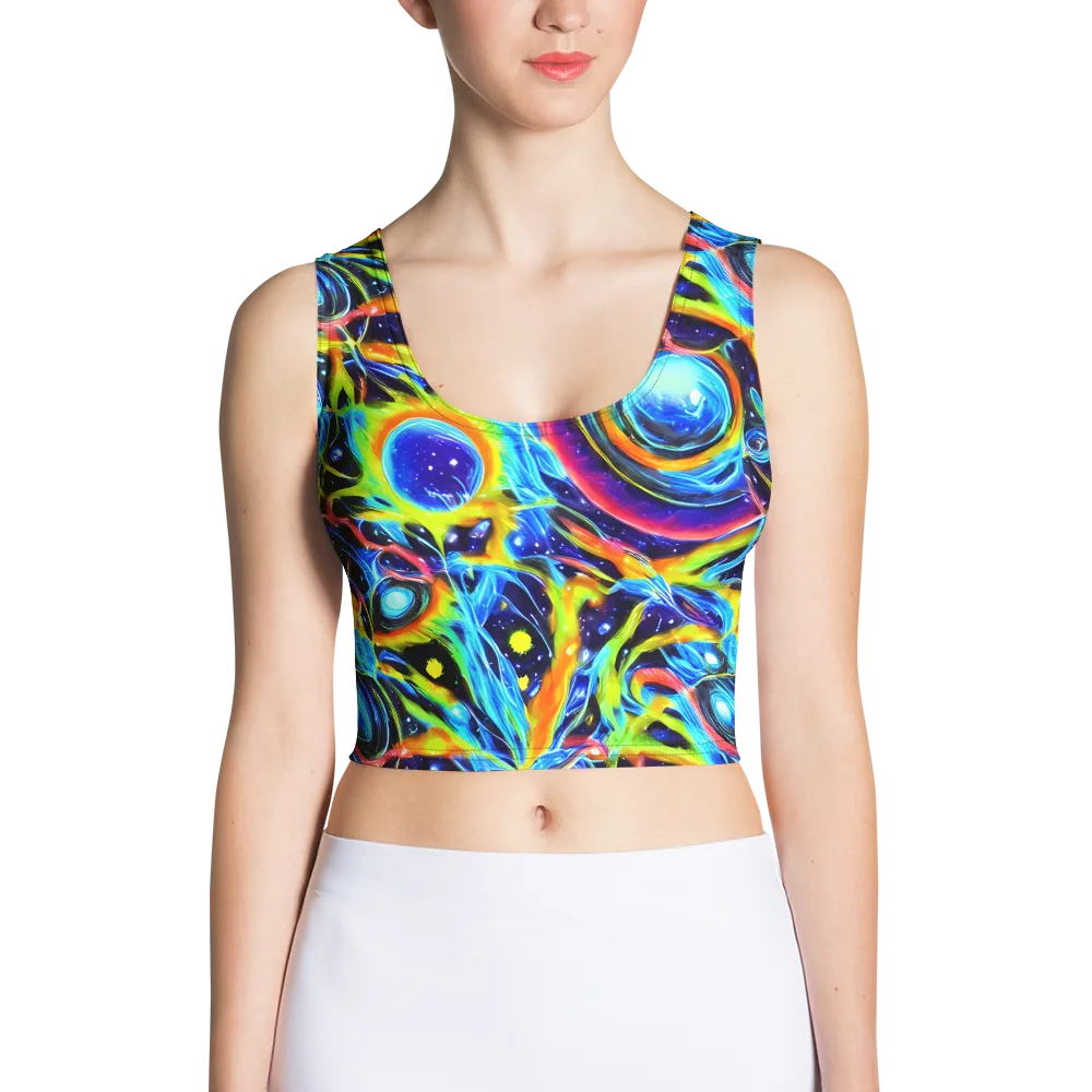 Prism Eclipse on Crop Top — Front