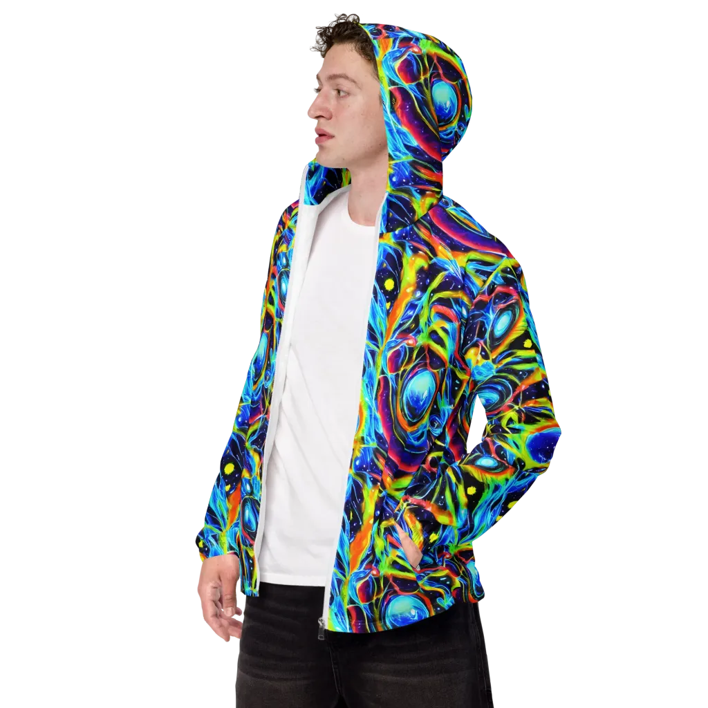 Prism Eclipse on Men's Windbreaker — Left Front