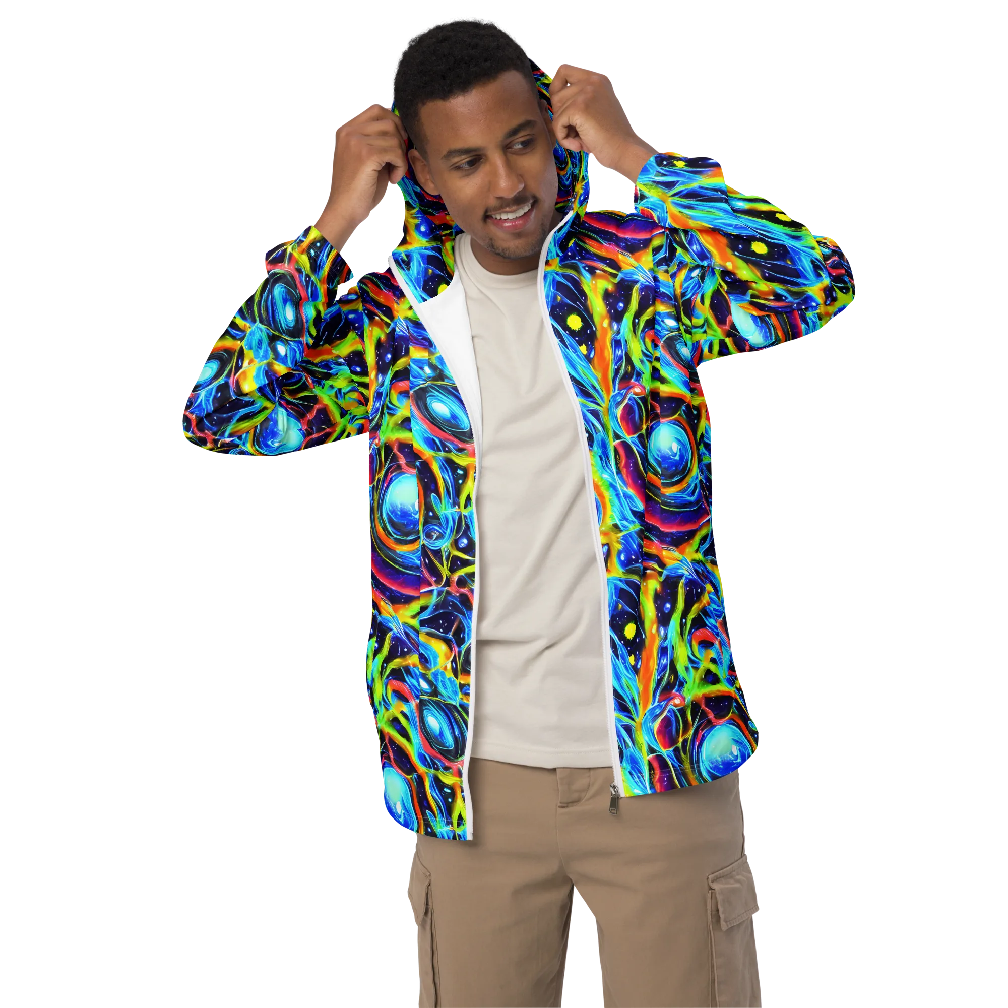 Prism Eclipse on Men's Windbreaker — Front