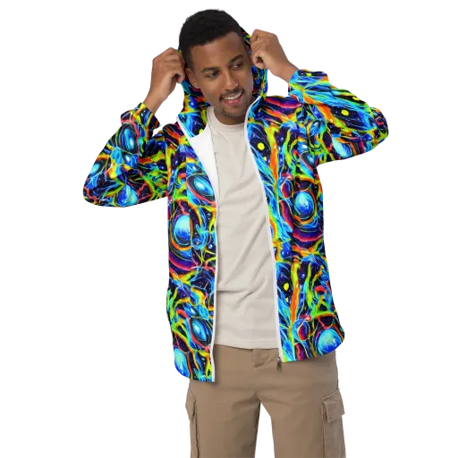 Prism Eclipse on a Men's Windbreaker