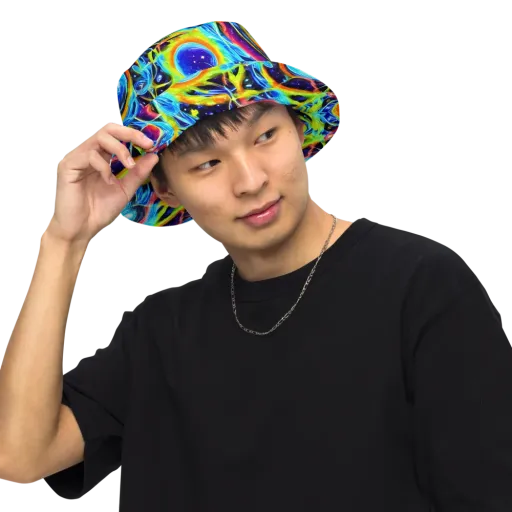 Prism Eclipse on a Reversible Bucket Hat