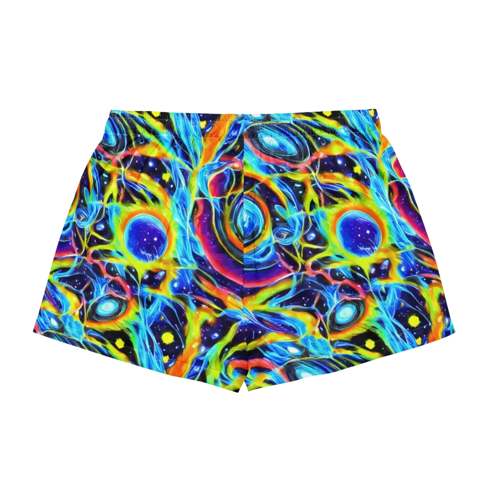 Prism Eclipse on Women's Pajama Shorts — Back