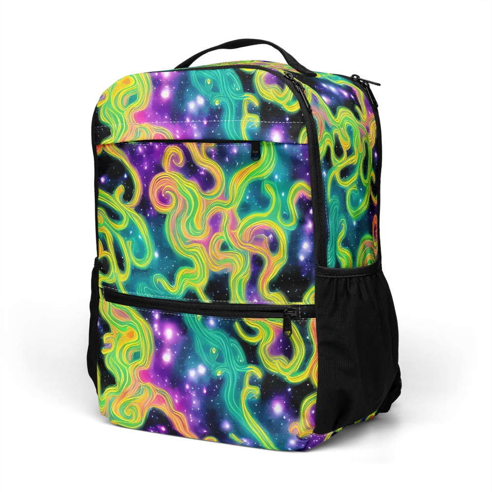Cosmic Serpentine on Utility Backpack — Left Front