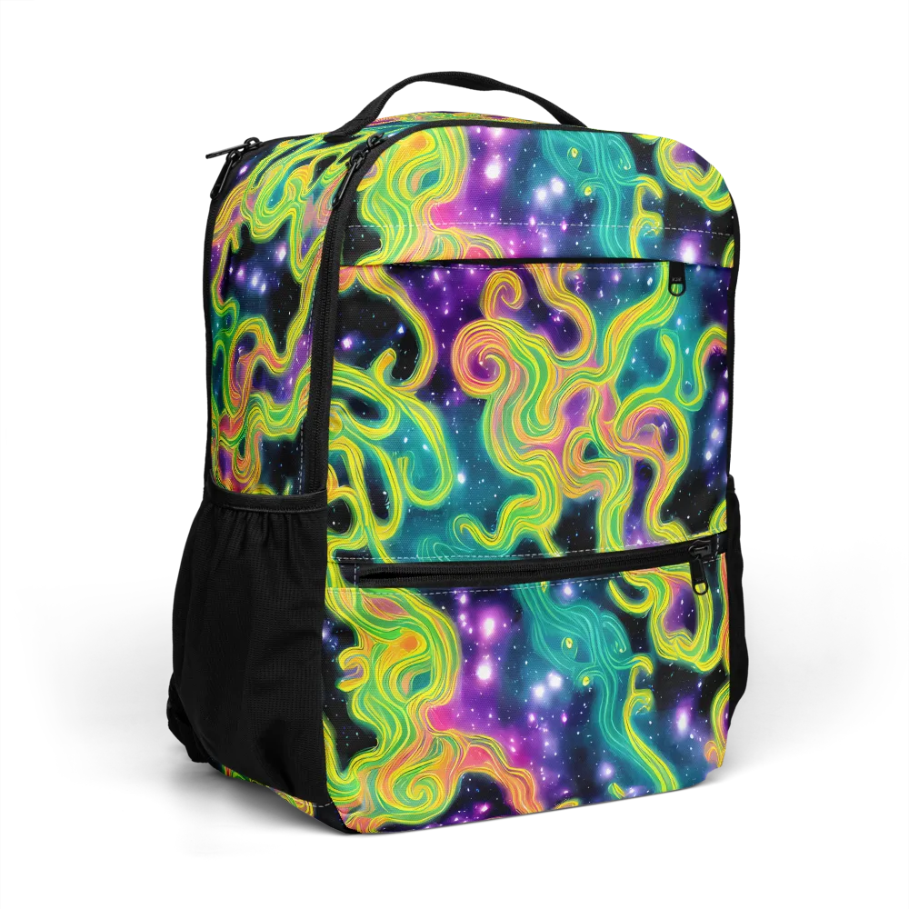 Cosmic Serpentine on Utility Backpack — Right Front