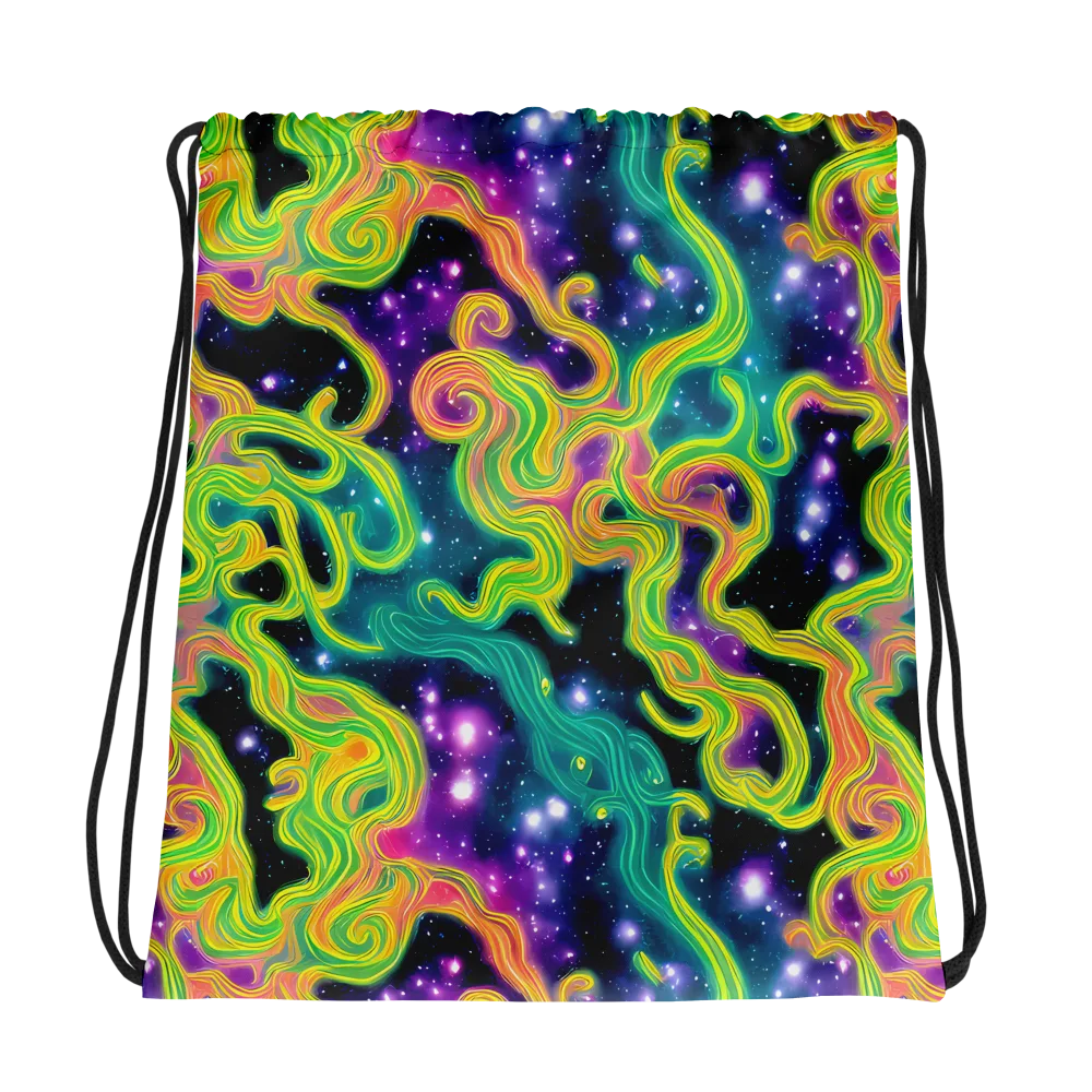 Cosmic Serpentine on Drawstring Bag — Photo