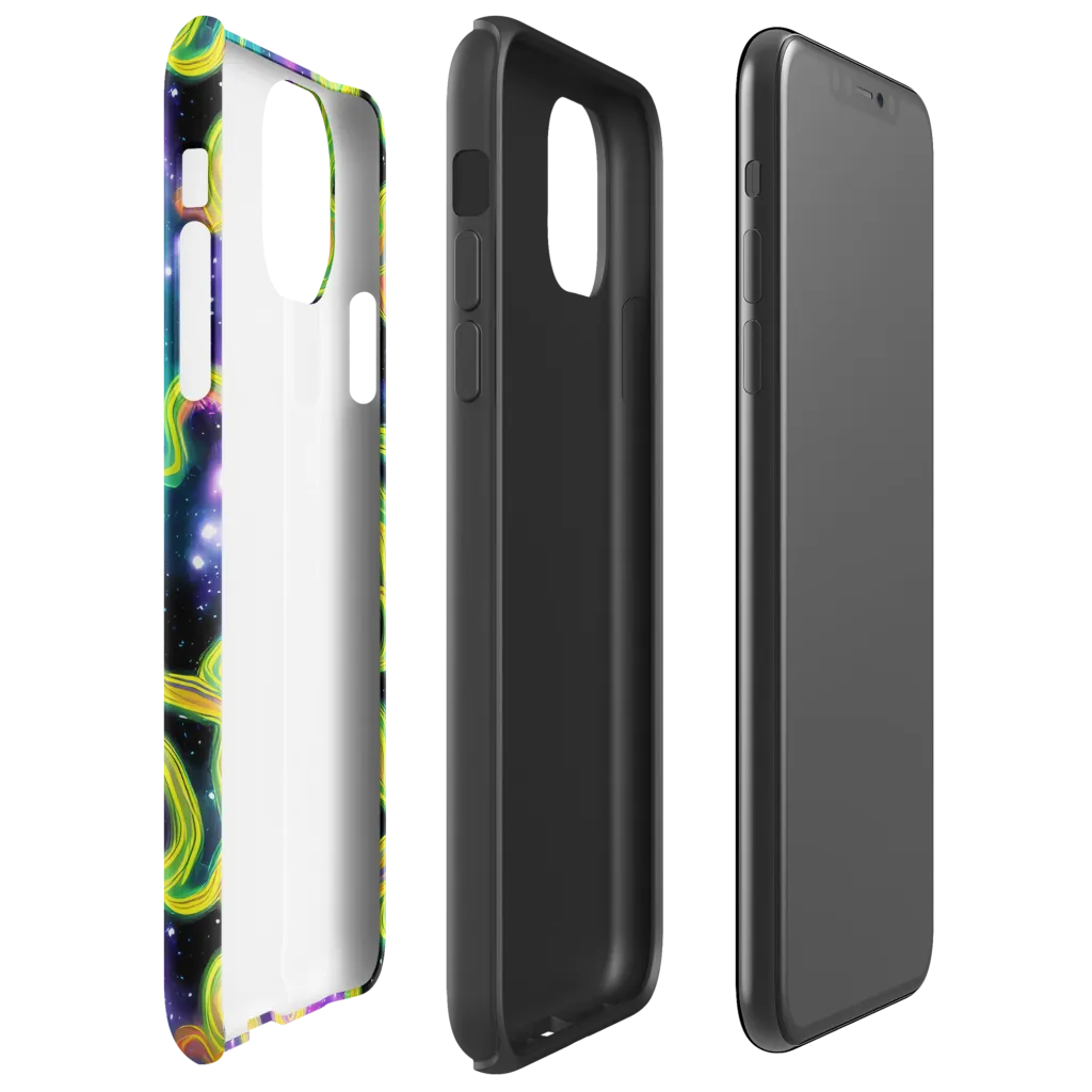 Cosmic Serpentine on Tough Case for iPhone® — Right