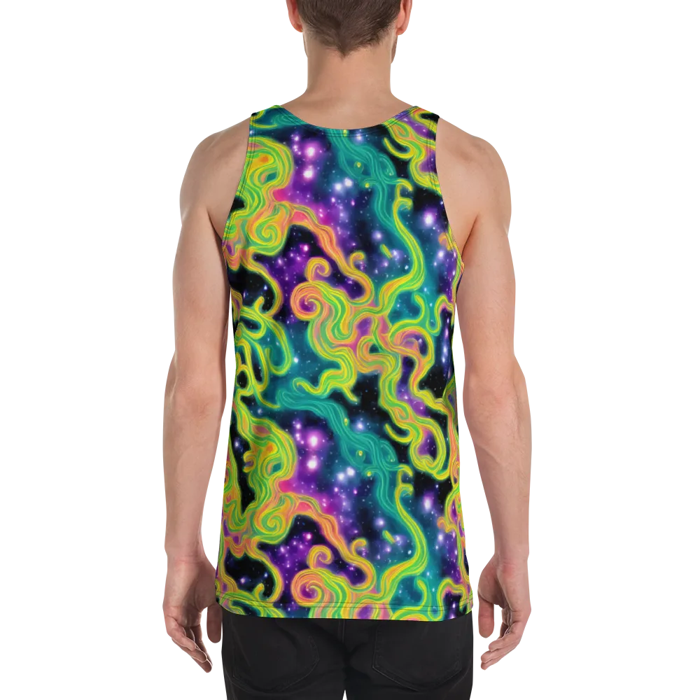 Cosmic Serpentine on Men's Tank Top — Back