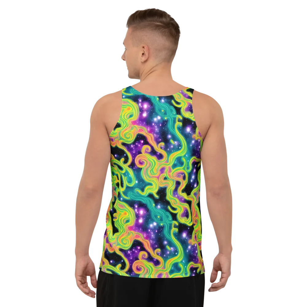 Cosmic Serpentine on Men's Tank Top — Back