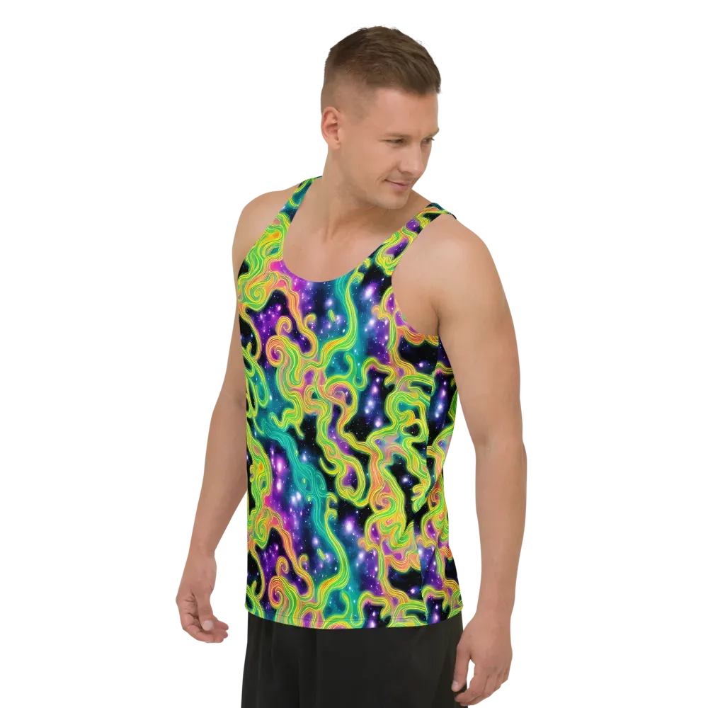 Cosmic Serpentine on Men's Tank Top — Left Front