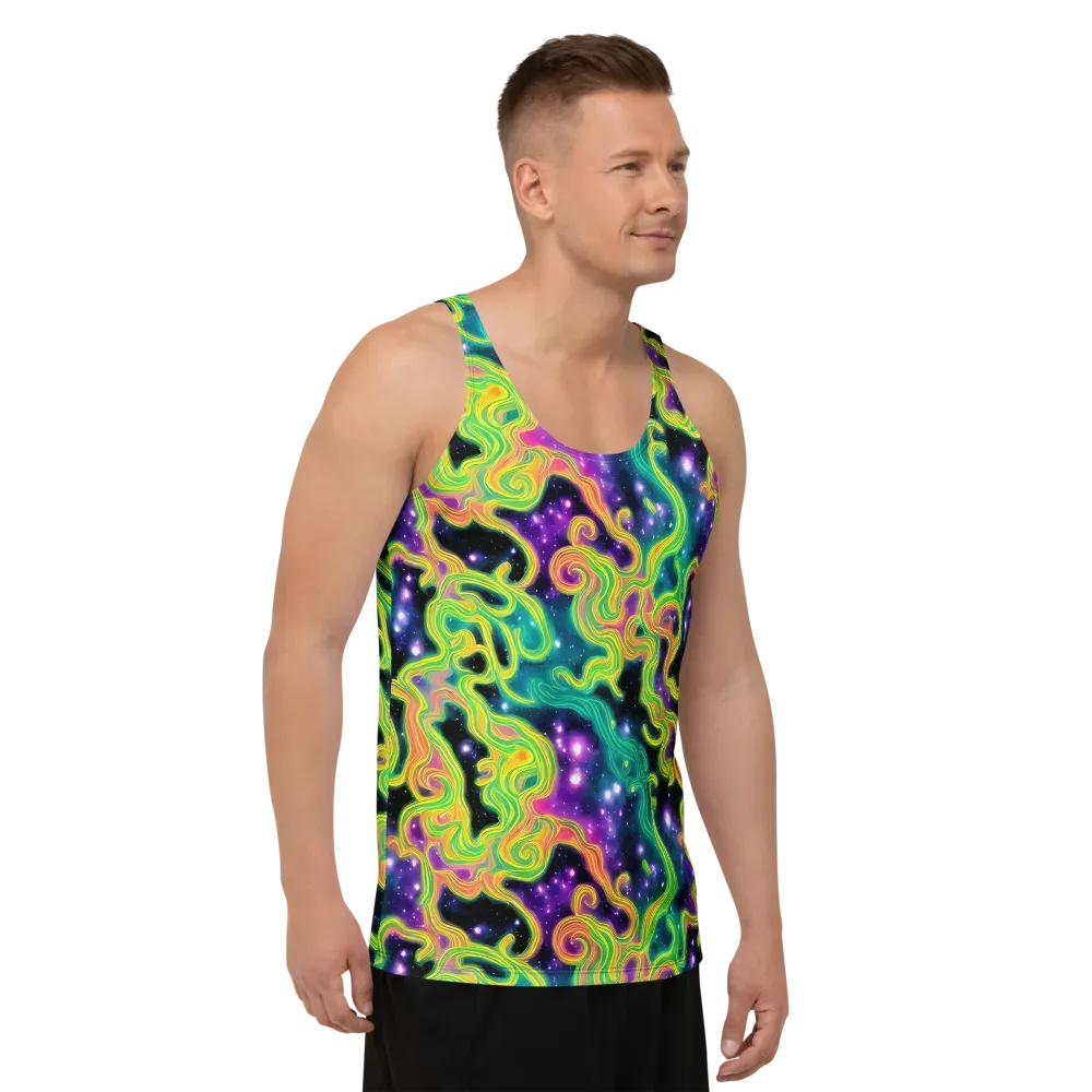 Cosmic Serpentine on Men's Tank Top — Right Front