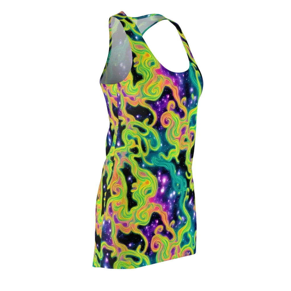 Cosmic Serpentine on Racerback Dress — Front Side