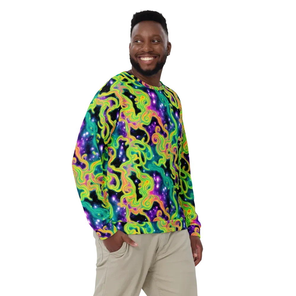Cosmic Serpentine on Sweatshirt — Front