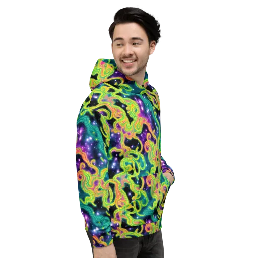 Cosmic Serpentine on a Hoodie