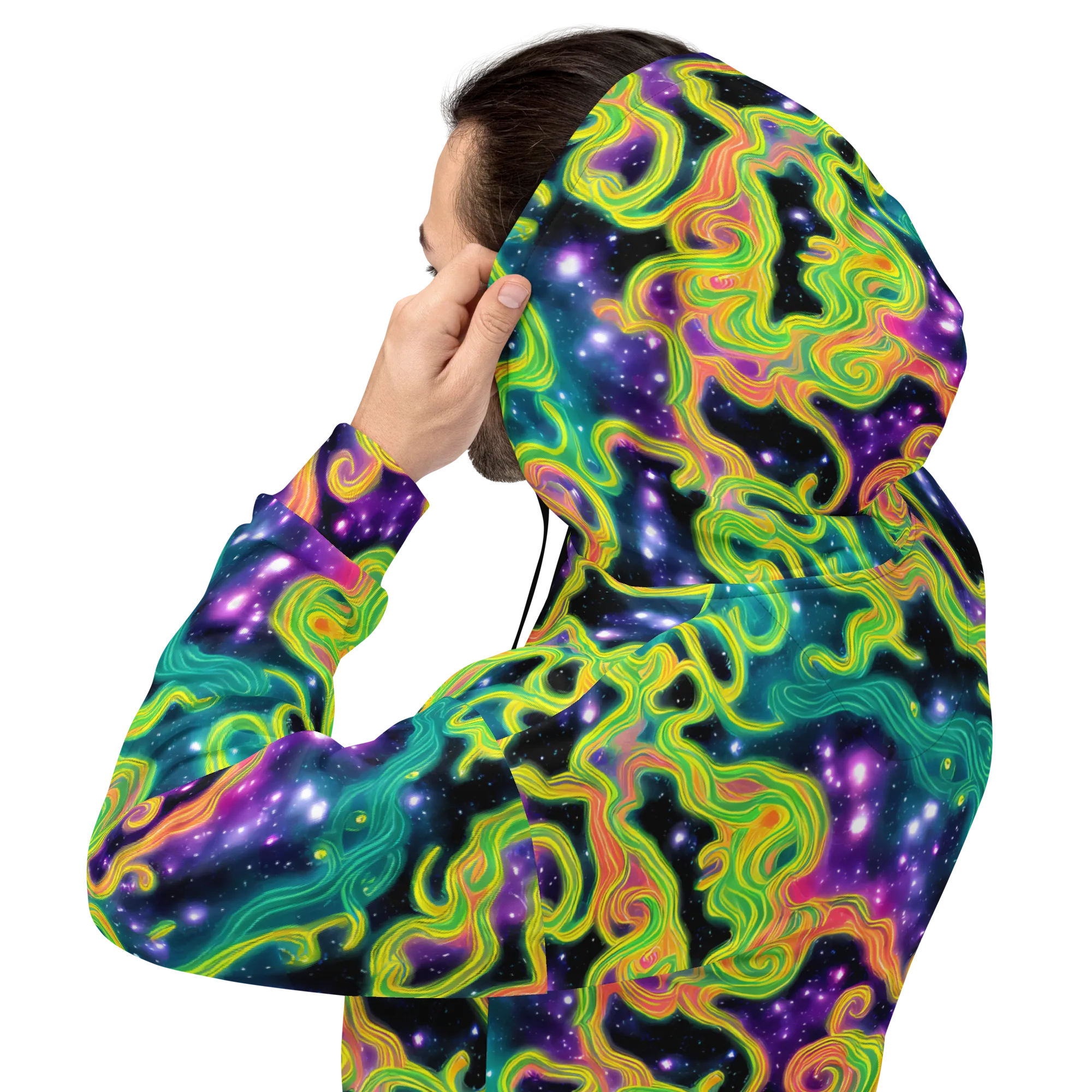 Cosmic Serpentine on Hoodie — Back