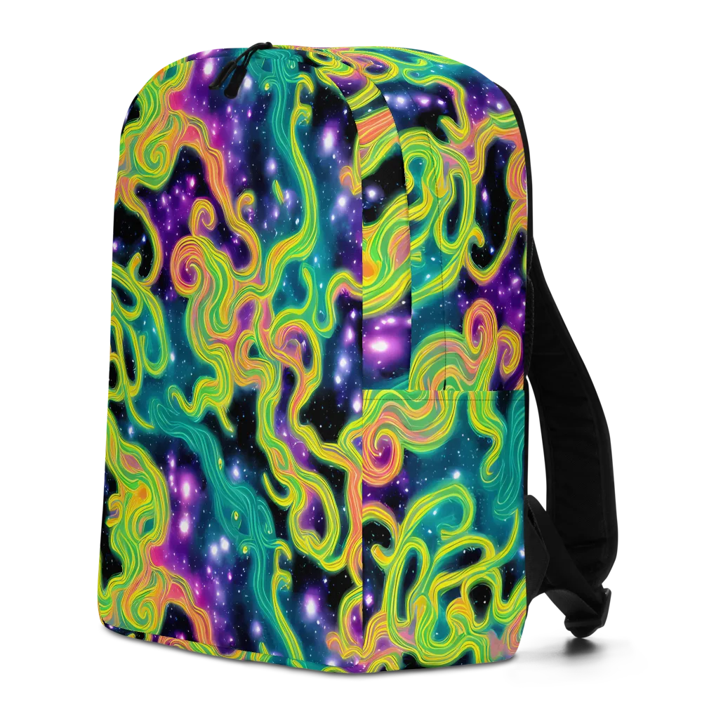 Cosmic Serpentine on Minimalist Backpack — Left