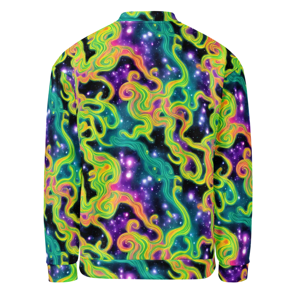 Cosmic Serpentine on Bomber Jacket — Back