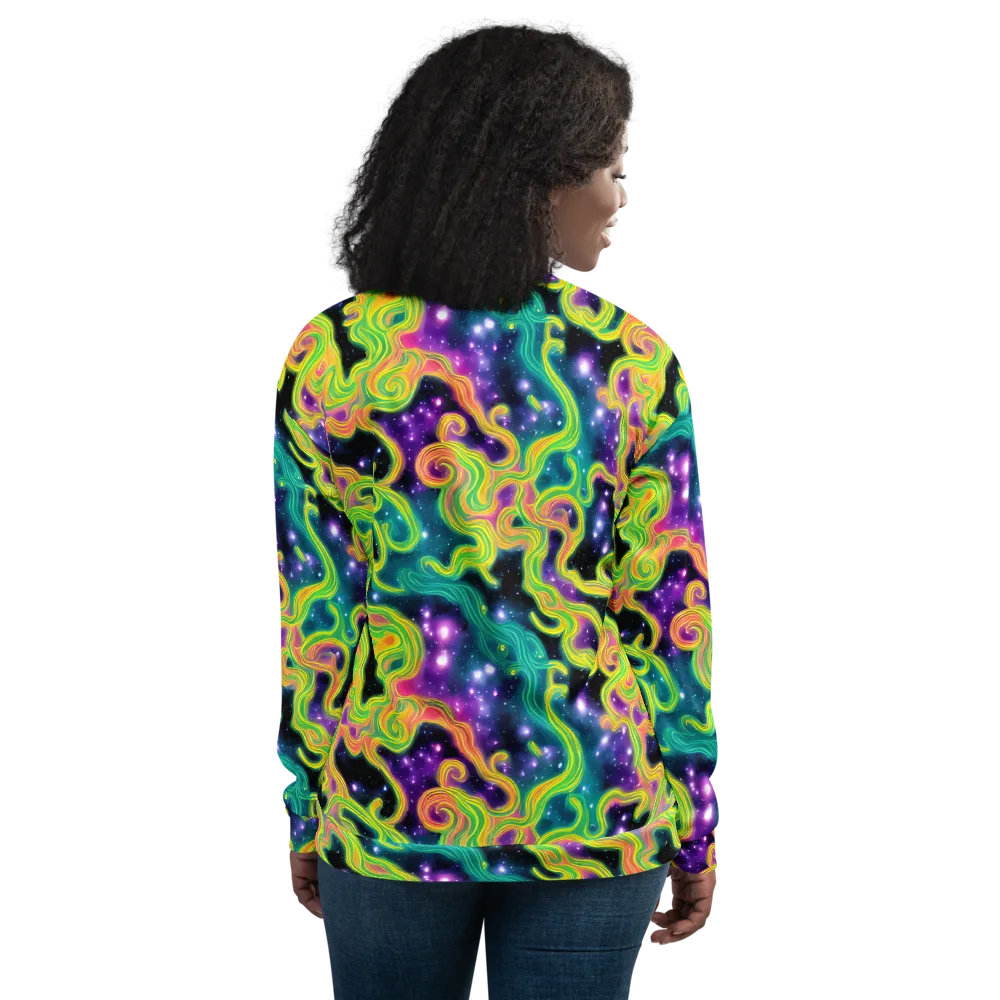 Cosmic Serpentine on Bomber Jacket — Back