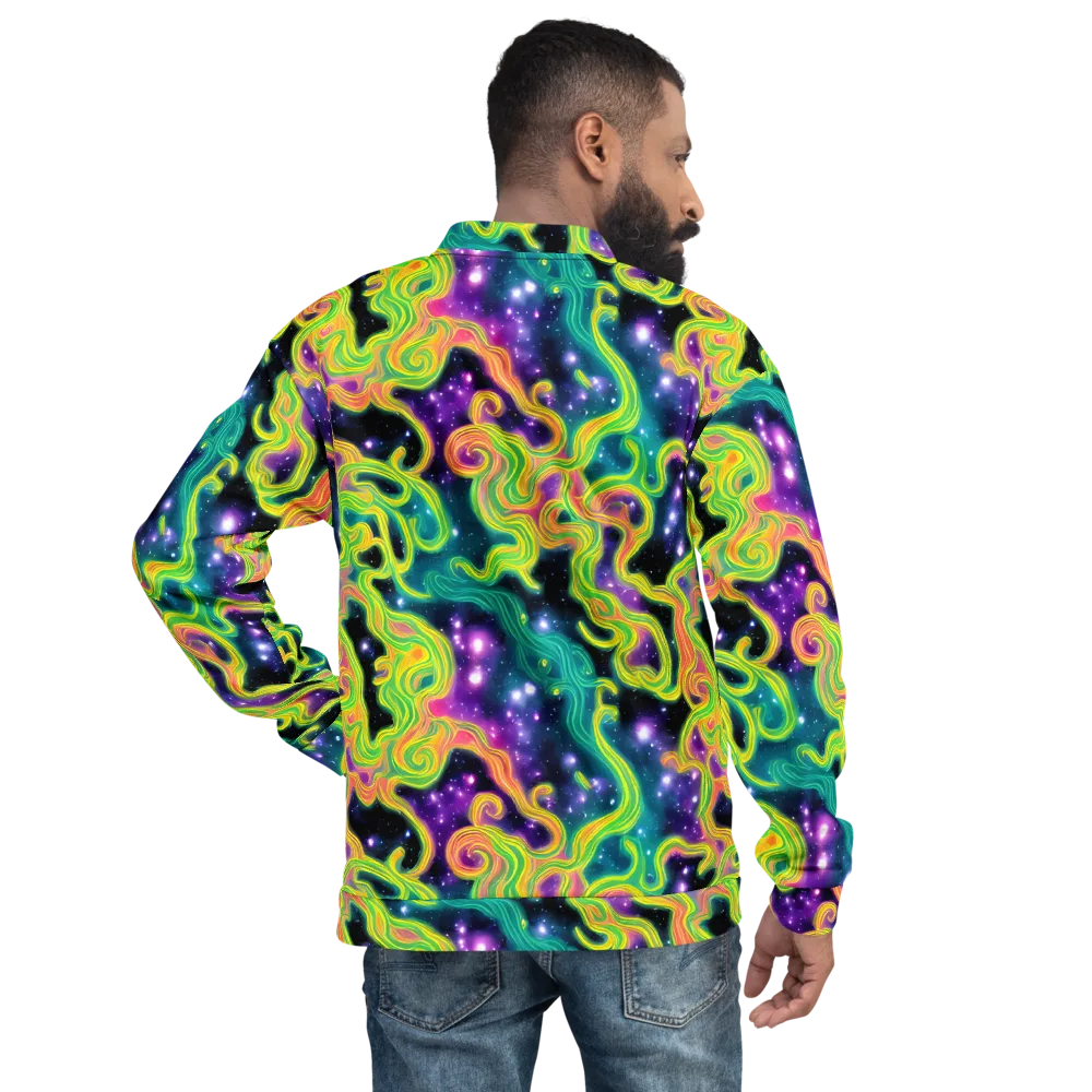 Cosmic Serpentine on Bomber Jacket — Back