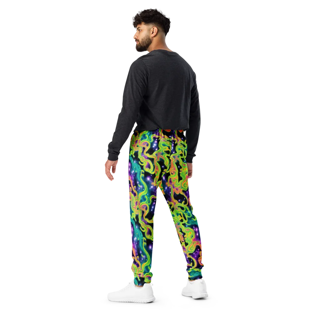 Cosmic Serpentine on Men's Joggers — Back