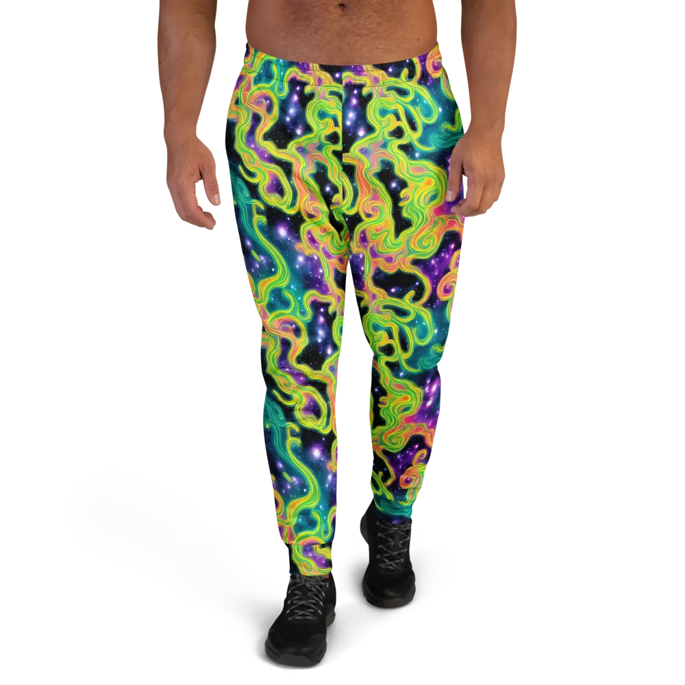 Cosmic Serpentine on Men's Joggers — Front
