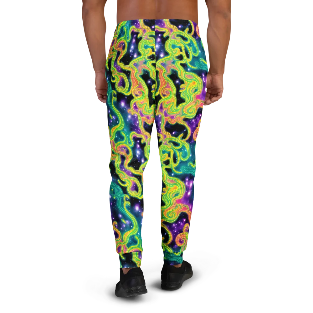 Cosmic Serpentine on Men's Joggers — Back