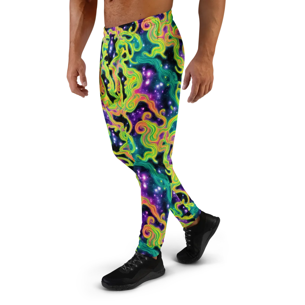 Cosmic Serpentine on Men's Joggers — Left
