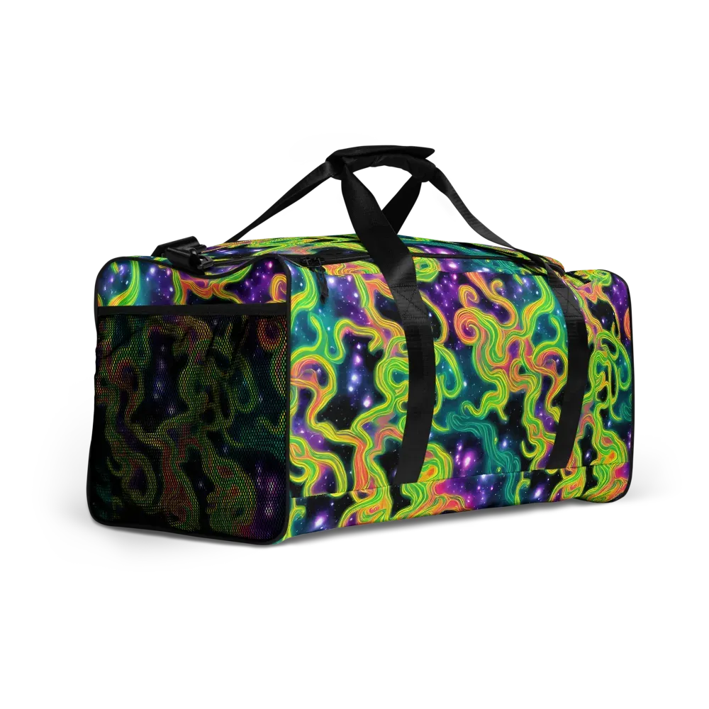 Cosmic Serpentine on Duffle Bag — Right Front