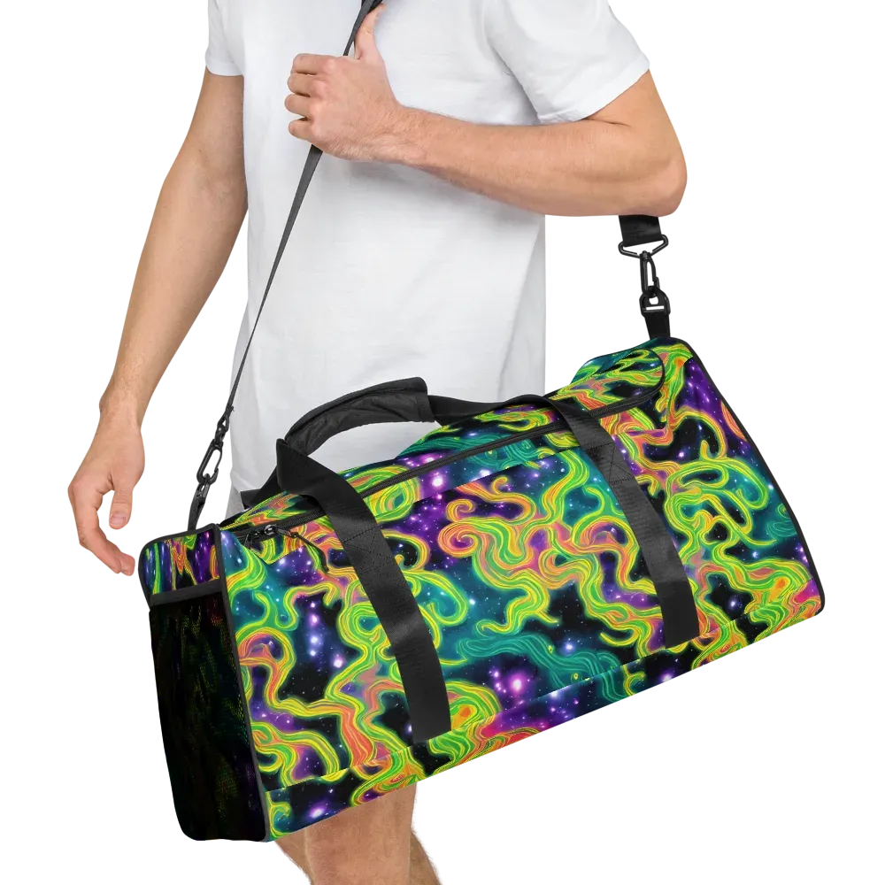 Cosmic Serpentine on Duffle Bag — Right Front