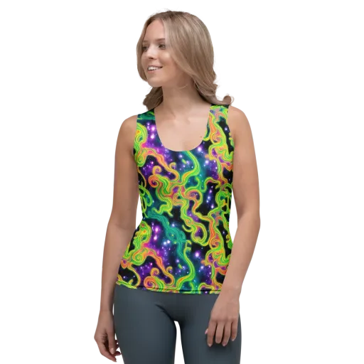 Cosmic Serpentine on a Women's Tank Top
