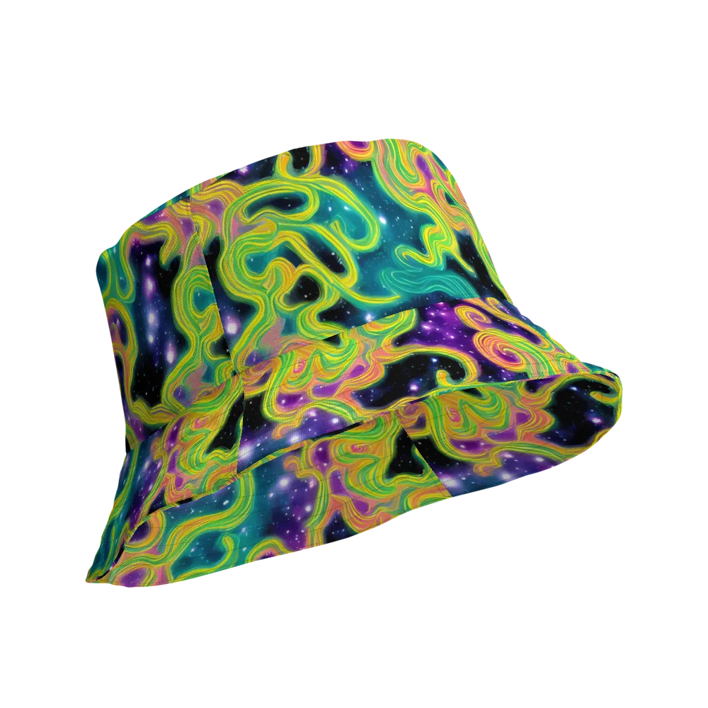 Cosmic Serpentine on Reversible Bucket Hat — Product details Outside