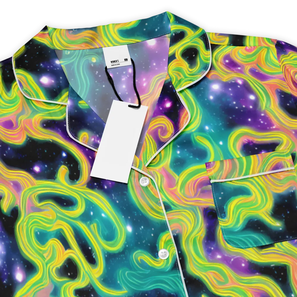 Cosmic Serpentine on Women's Short Sleeve Pajama Top — Product details