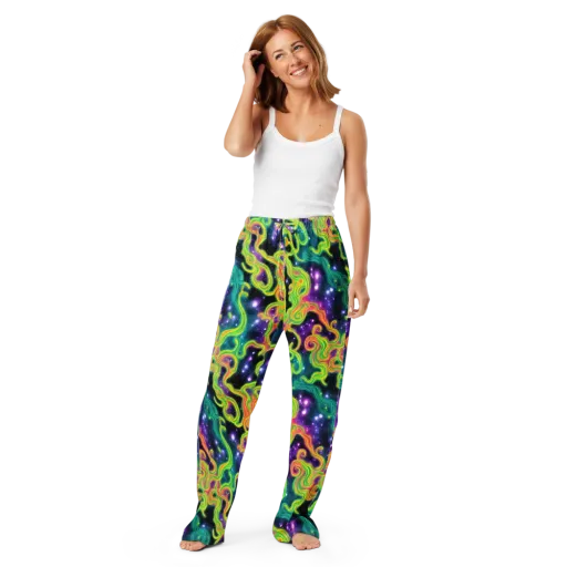 Cosmic Serpentine on a Women's Pajama Pants