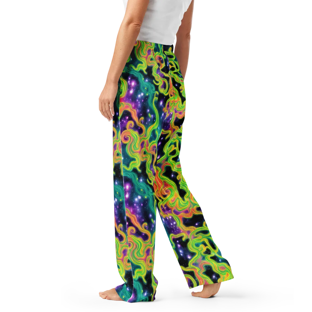 Cosmic Serpentine on Women's Pajama Pants — Left