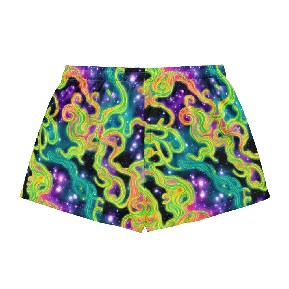 Cosmic Serpentine on Women's Pajama Shorts — Back