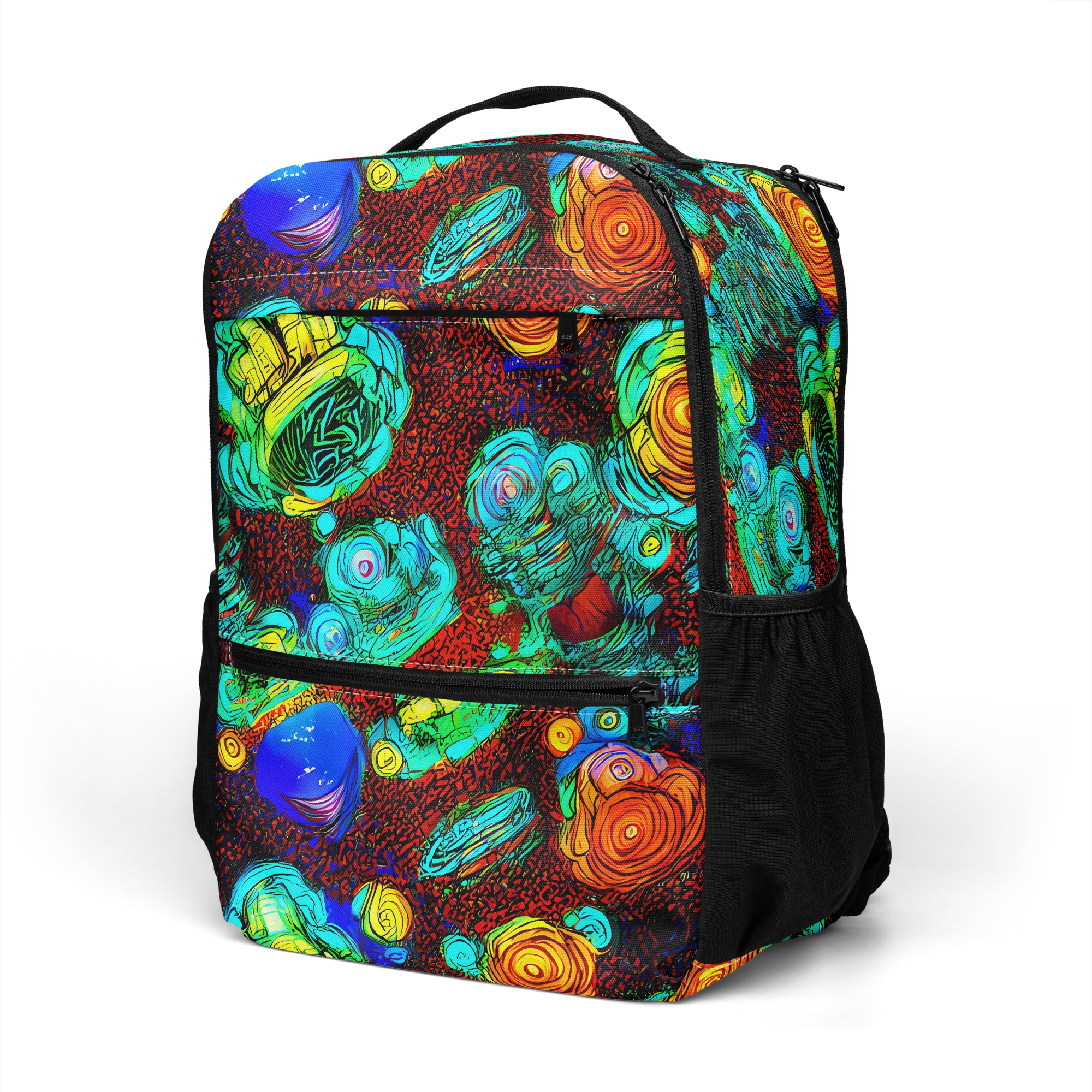 Chromatic Reef on Utility Backpack — Left Front