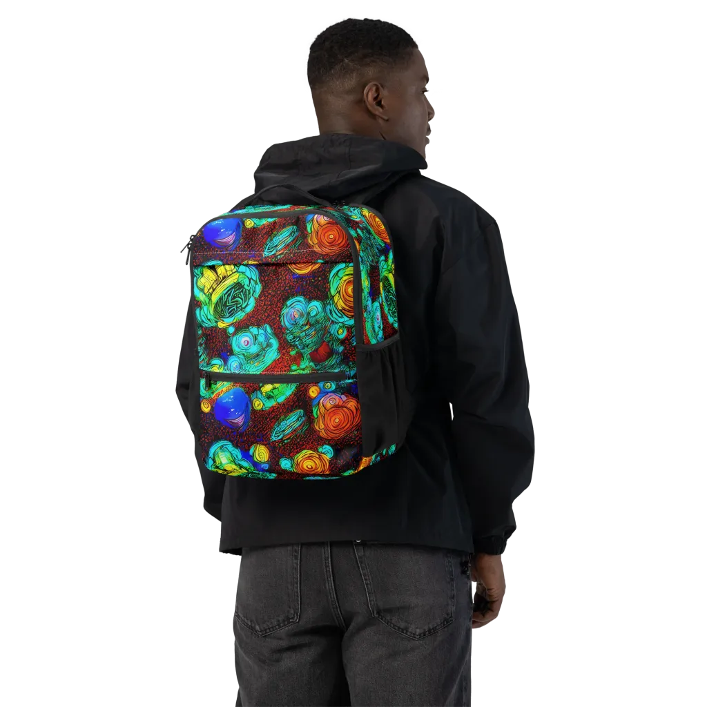 Chromatic Reef on Utility Backpack — Back
