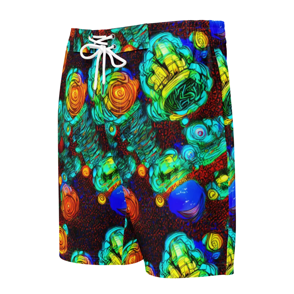 Chromatic Reef on Men's Board Shorts — Front