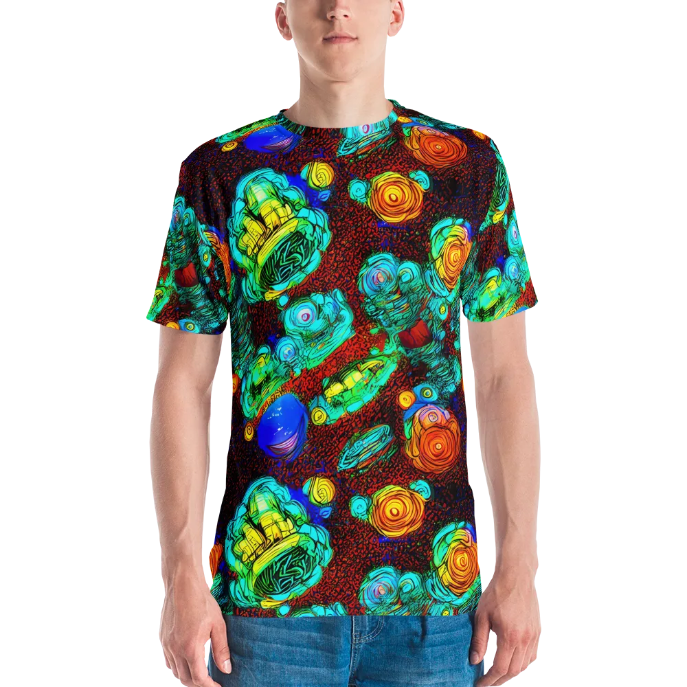 Chromatic Reef on Men's Crew Neck T-Shirt — Front
