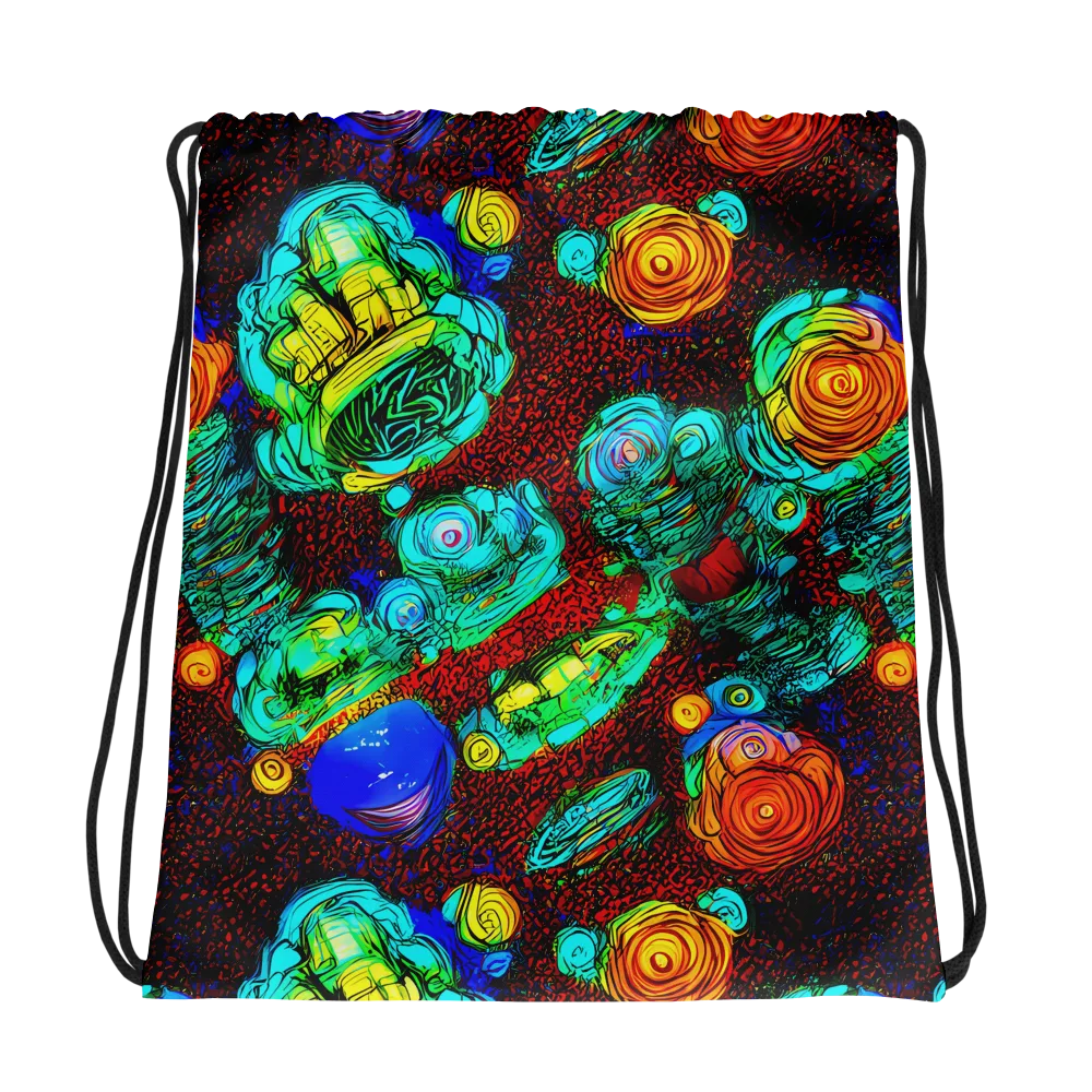 Chromatic Reef on Drawstring Bag — Photo