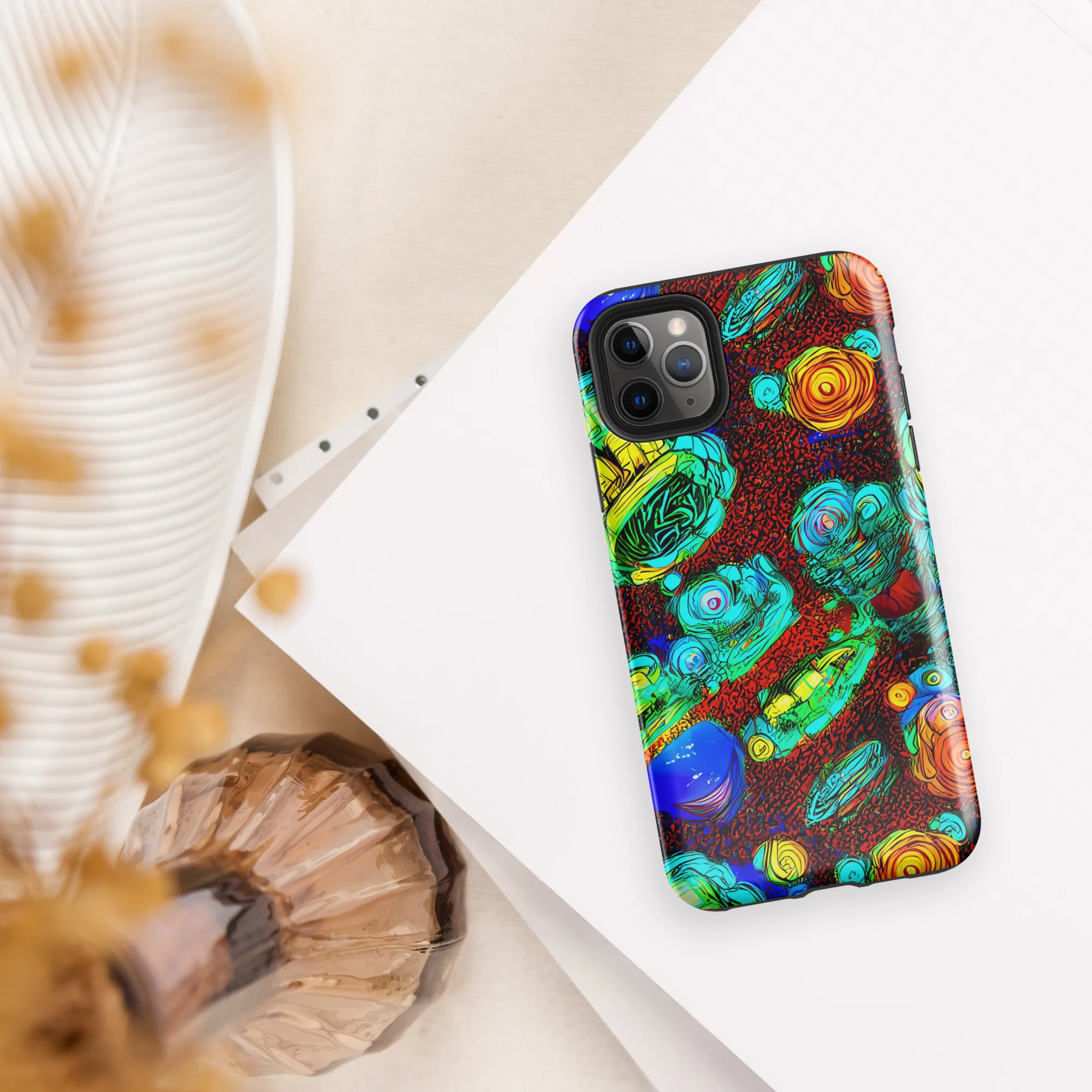 Chromatic Reef on Tough Case for iPhone® — Front