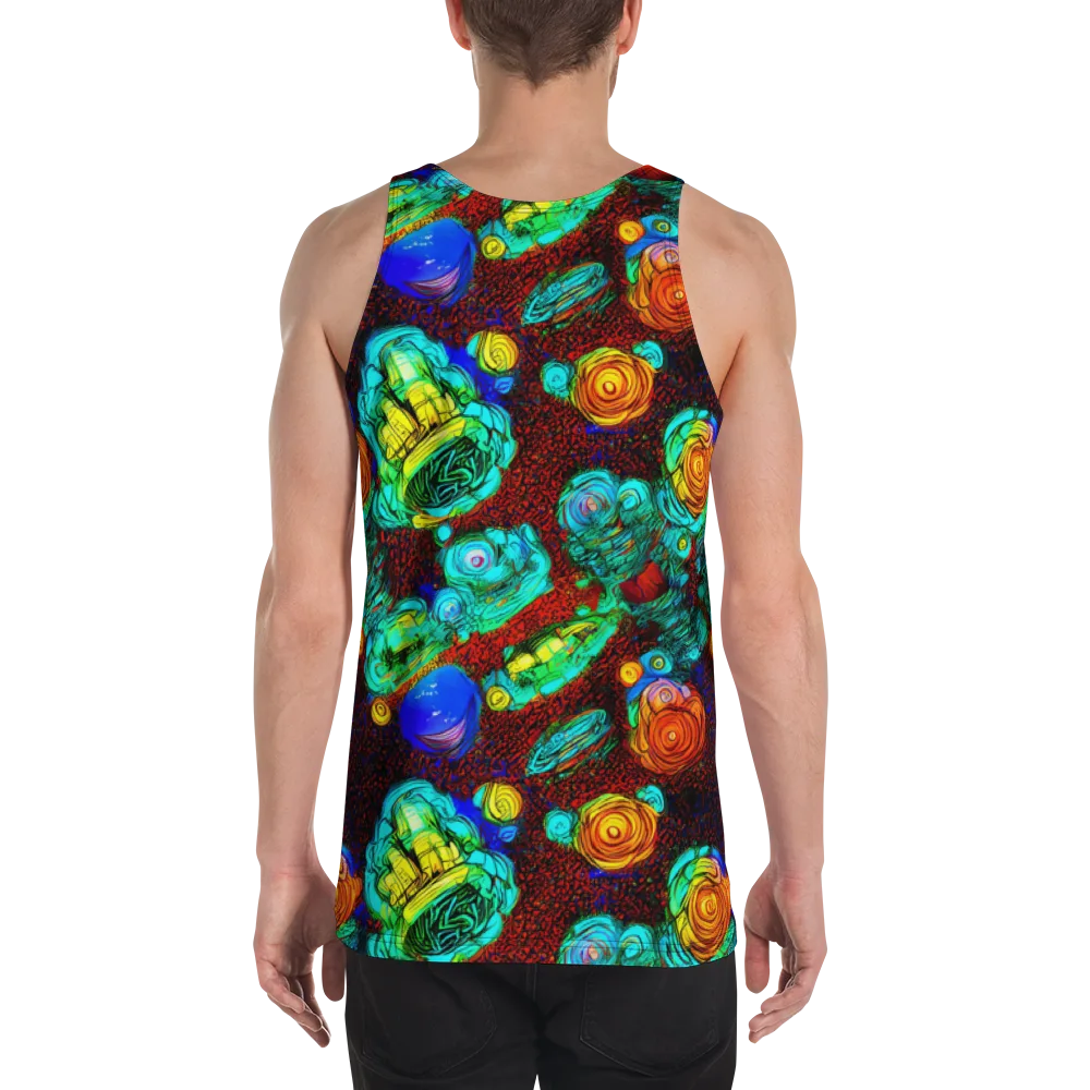 Chromatic Reef on Men's Tank Top — Back