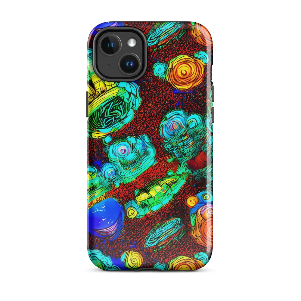 Chromatic Reef on MagSafe Tough Case for iPhone® — Front