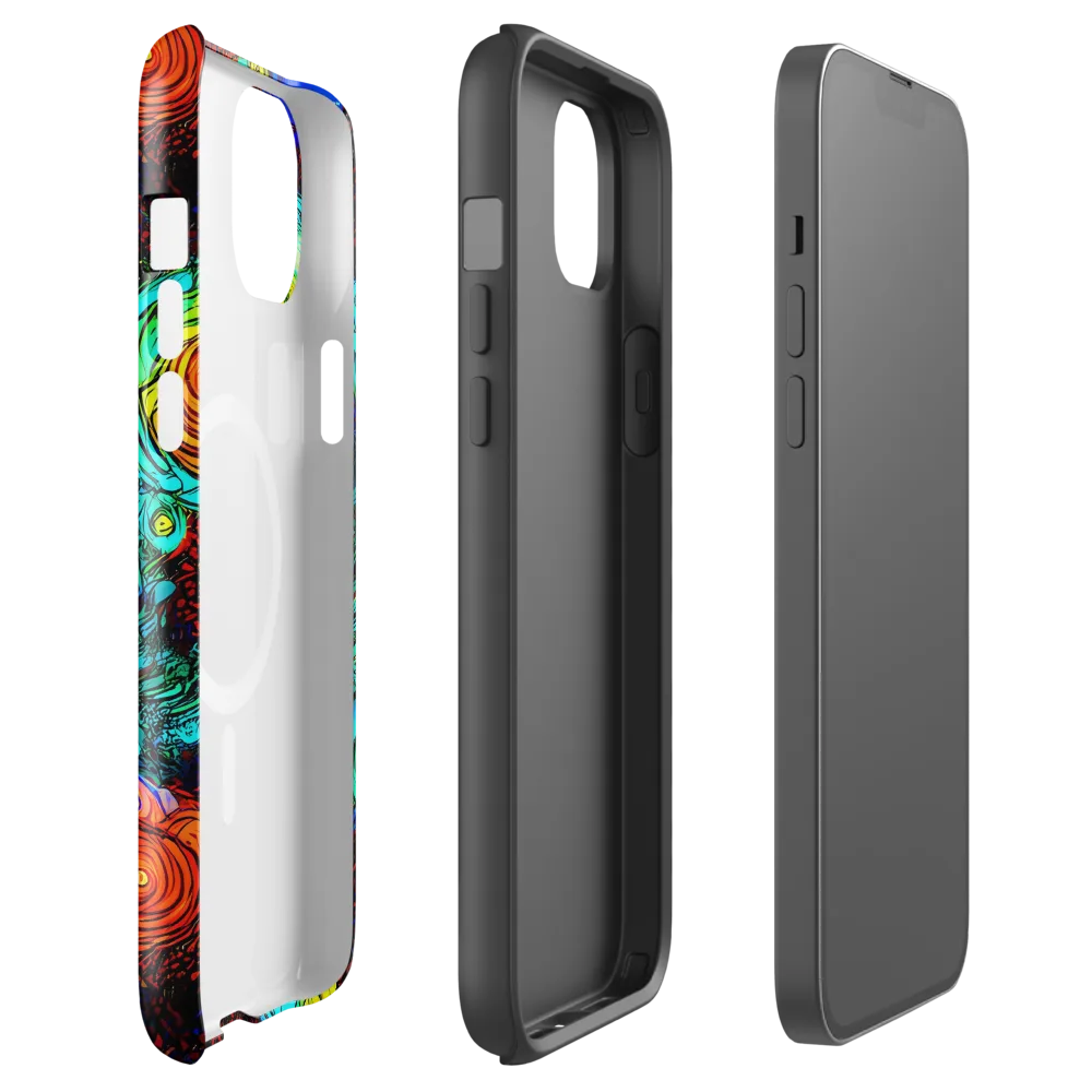 Chromatic Reef on MagSafe Tough Case for iPhone® — Front