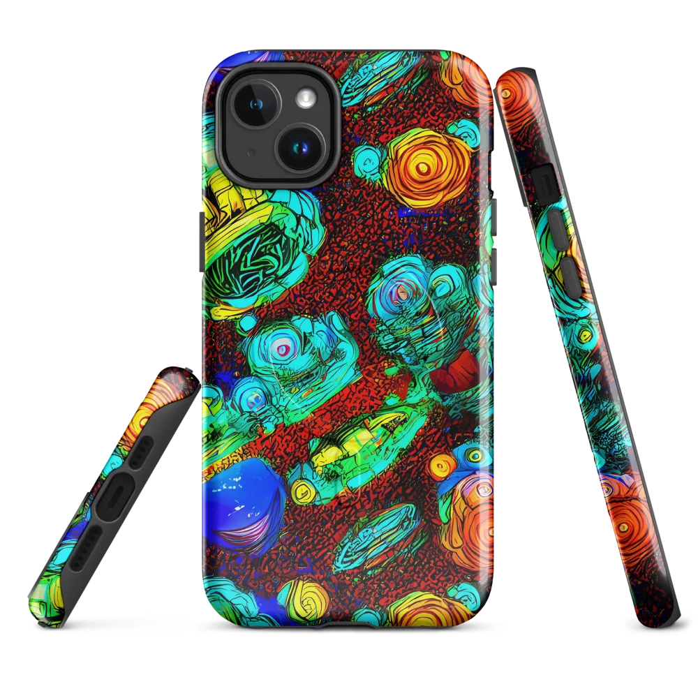 Chromatic Reef on MagSafe Tough Case for iPhone® — Front