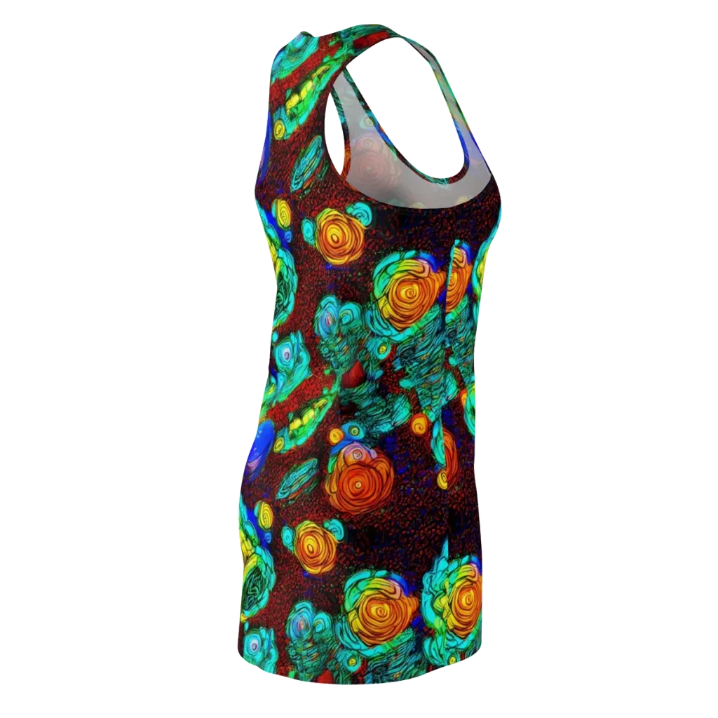 Chromatic Reef on Racerback Dress — Back Side