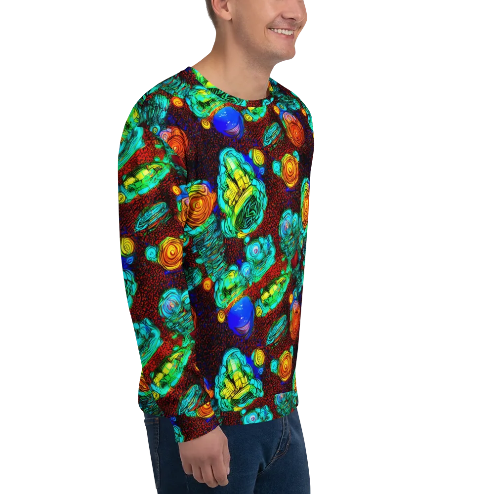 Chromatic Reef on Sweatshirt — Right Front