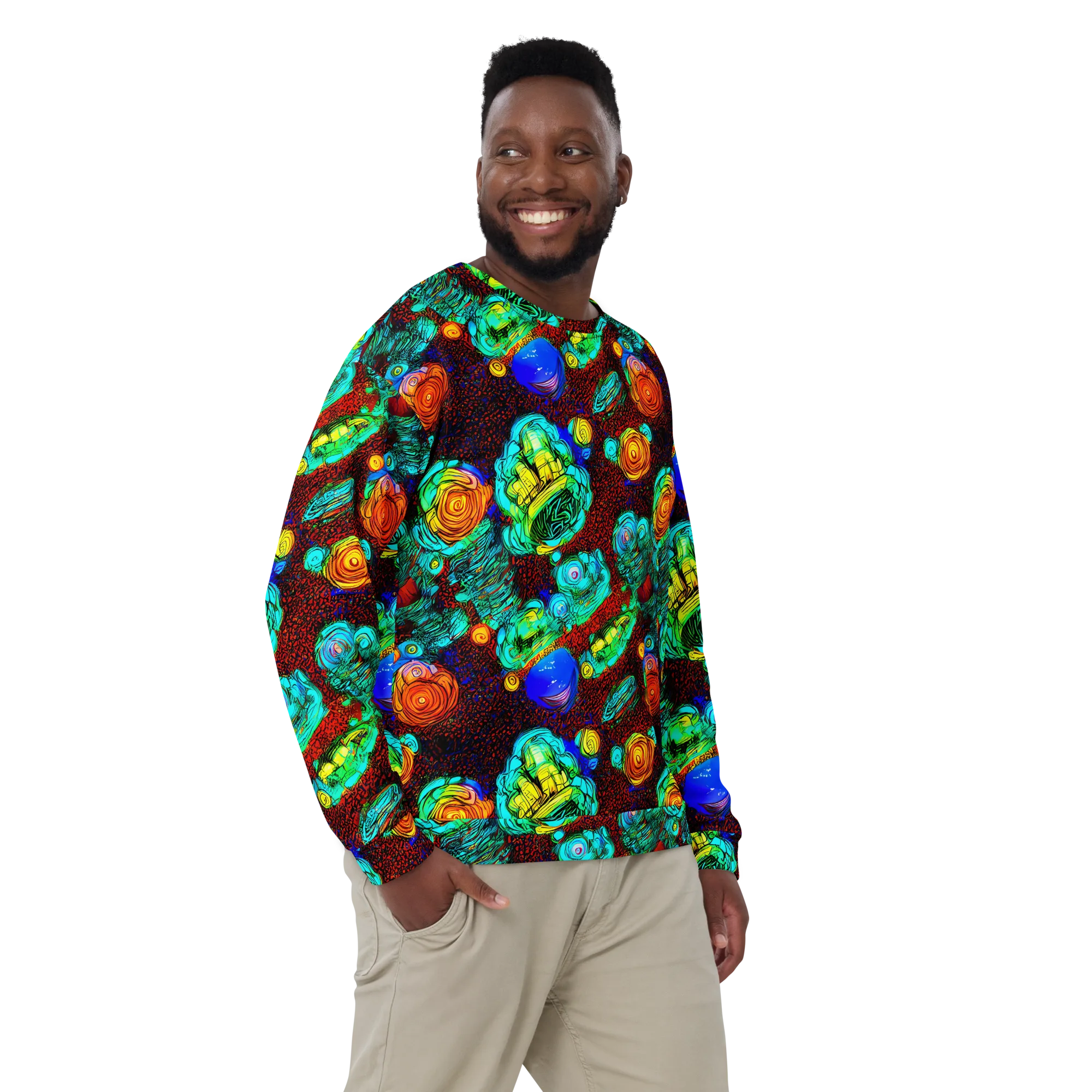 Chromatic Reef on Sweatshirt — Front