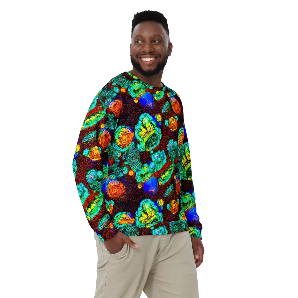 Chromatic Reef on Sweatshirt — Front